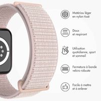 imoshion Bracelet en nylon⁺ Apple Watch Series 1 á 10 / SE / Ultra (2) (44/45/46/49 mm) - Light Pink