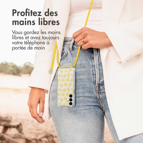 imoshion Coque Design avec cordon Samsung Galaxy A16 - Citrus Dream