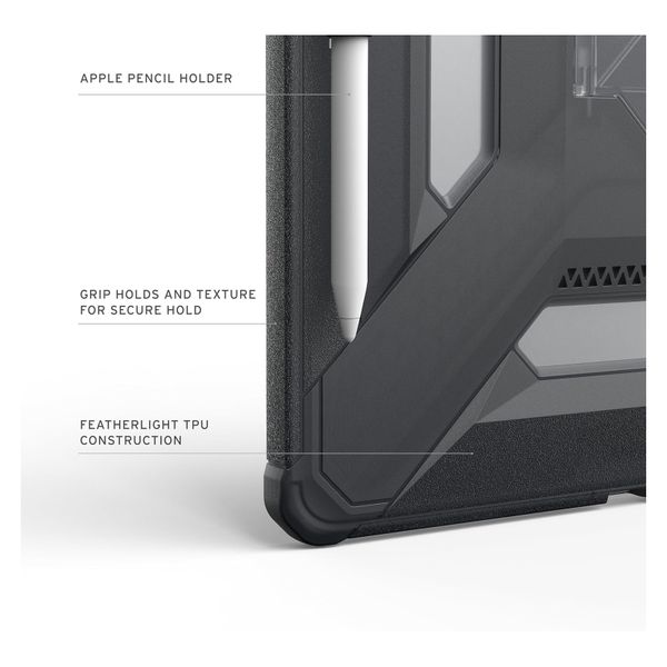 UAG Coque tablette Scout Apple iPad Air 13 pouces (2026) M4 / (2025) M3 / (2024) M2 - Ash