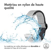 imoshion Bracelet élastique en nylon le Fitbit Charge 5 / Charge 6 - Blanc