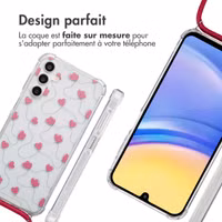 imoshion Coque Design avec cordon Samsung Galaxy A15 (5G) - Dusty Rose Connected Hearts