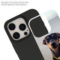 Concevez votre propre coque en gel Apple iPhone 15 Pro - Noir