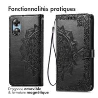 imoshion Etui de télephone Mandala Oppo A17 - Noir