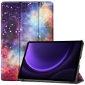 imoshion Coque tablette Design Trifold Samsung Tab S9 FE / Tab S9 - Space