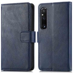 imoshion Étui de télephone portefeuille Sony Xperia 1 V - Bleu foncé
