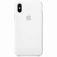 Apple Coque en silicone Apple iPhone X - White