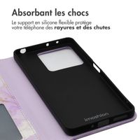 imoshion Étui de télephone portefeuille Design Xiaomi Redmi Note 13 (5G) - Purple Marble