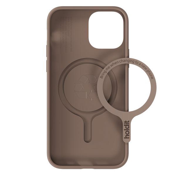 Holdit Coque MagSafe Apple iPhone 12 (Pro) - Mocha Brown