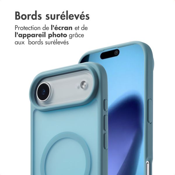 imoshion Coque Color Guard avec MagSafe Apple iPhone Air - Bleu clair