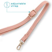 imoshion Sac téléphone en cuir végan Crossbody - Rose