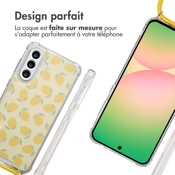 imoshion Coque Design avec cordon Samsung Galaxy A56 - Citrus Dream