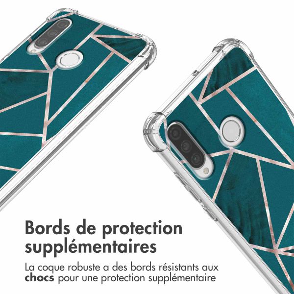 imoshion Coque Design avec cordon Huawei P30 Lite - Petrol Green Graphic