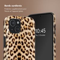 Selencia Coque arrière Vivid Tough avec MagSafe iPhone 15 - Wild Leo