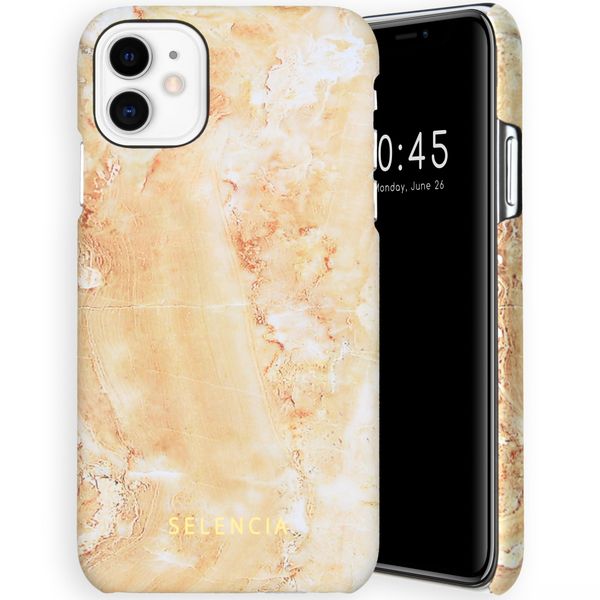 Selencia Coque Maya Fashion iPhone 11 - Marble Sand