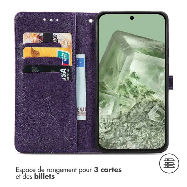imoshion Etui de télephone Mandala Google Pixel 8a - Violet
