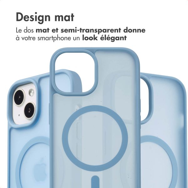 imoshion Coque Color Guard avec MagSafe iPhone 13 / 14 - Bleu clair