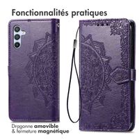 imoshion Etui de téléphone portefeuille Mandala Samsung Galaxy A26 - Violet