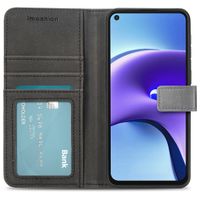 imoshion Étui de télephone portefeuille de luxe Xiaomi Redmi Note 9T (5G) - Gris
