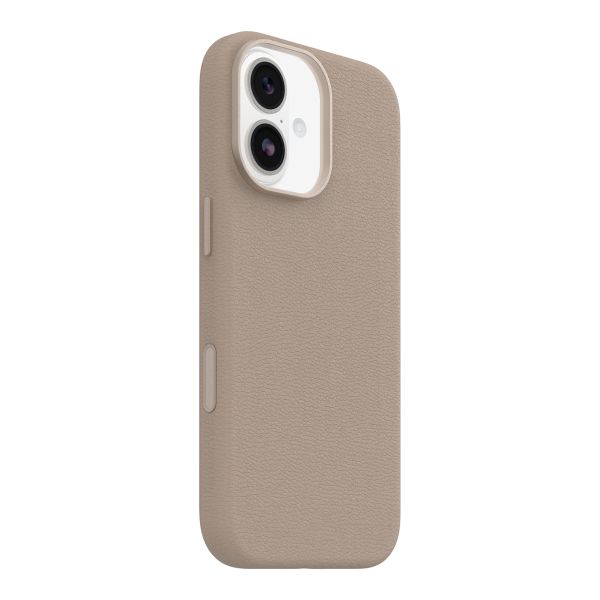 OtterBox Coque en cuir de cactus Symmetry MagSafe Apple iPhone 17 - Light Grey