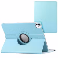 imoshion Coque tablette rotatif à 360° Apple iPad Pro 12.9 (2022) / Pro 12.9 (2021) - Bleu clair
