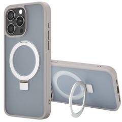 Accezz Coque Ring Stand avec MagSafe Apple iPhone 15 Pro Max - Gris