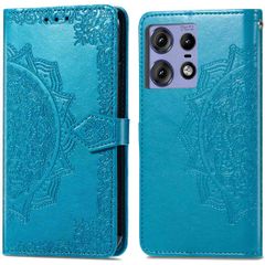 imoshion Etui de téléphone portefeuille Motorola Edge 50 Pro - Turquoise