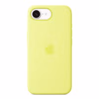 Apple Coque en silicone Apple iPhone 16e - Neon Yellow