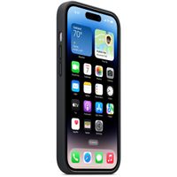 Apple Coque Leather MagSafe Apple iPhone 14 Pro - Midnight