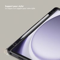 Selencia Coque tablette Vivid Samsung Galaxy Tab A9 Plus - Desert Waves Beige