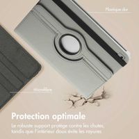 imoshion Coque tablette rotatif à 360° Apple iPad 6 (2018) 9.7 pouces / iPad 5 (2017) 9.7 pouces - Gris