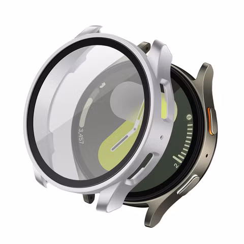 imoshion Coque rigide à couverture complète Samsung Galaxy Watch 7 - 40 mm - Argent