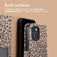 imoshion Étui de téléphone portefeuille Design iPhone 15 - Leopard Mood