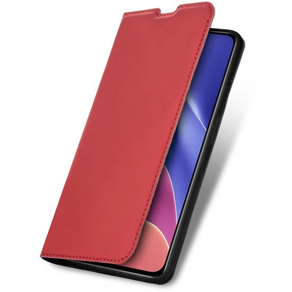 imoshion Étui de téléphone Slim Folio Xiaomi Poco F3 - Rouge