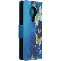 Coque silicone design Nokia 5.3 - Blue Butterfly