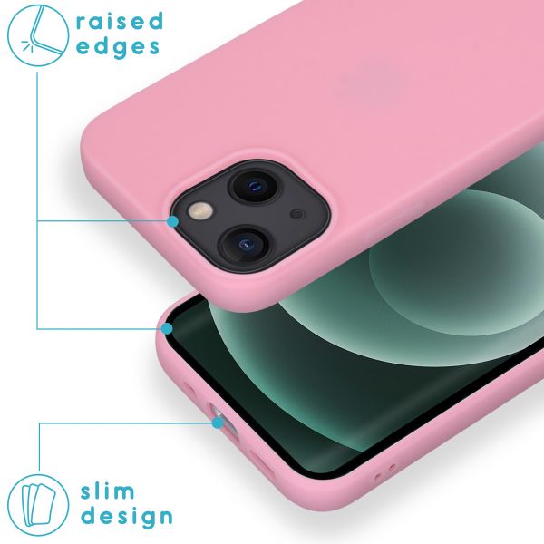 imoshion Coque Couleur iPhone 13 Mini - Rose