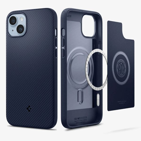 Spigen Coque arrière MagSafe Armor Apple iPhone 14 Plus - Blue