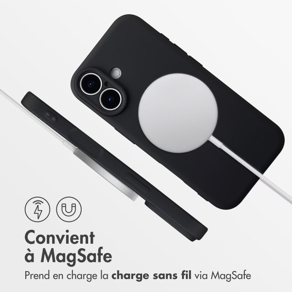 imoshion Coque Couleur avec MagSafe Apple iPhone 17 - Noir