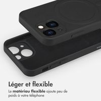 imoshion Coque Couleur avec MagSafe Apple iPhone 13 Mini - Noir