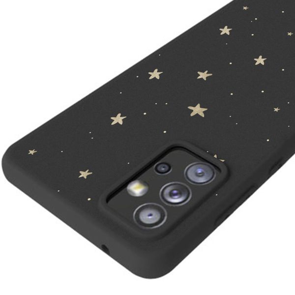 imoshion Coque Design Samsung Galaxy A72 - Etoiles / Noir