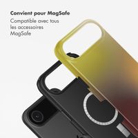 Selencia Coque arrière Vivid avec MagSafe Apple iPhone Air - Gradient Olive Dust