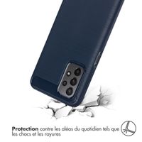 imoshion Coque Brushed Samsung Galaxy A23 (5G) - Bleu foncé