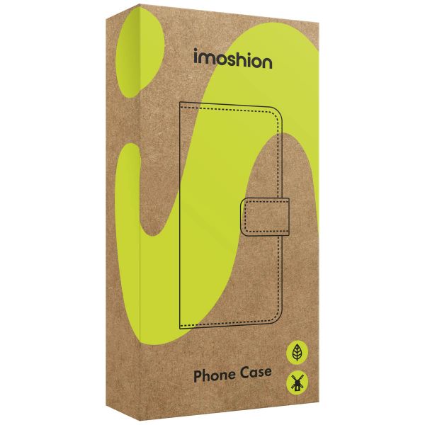 imoshion Étui de téléphone portefeuille Design iPhone 15 - Smoke Green Flowers