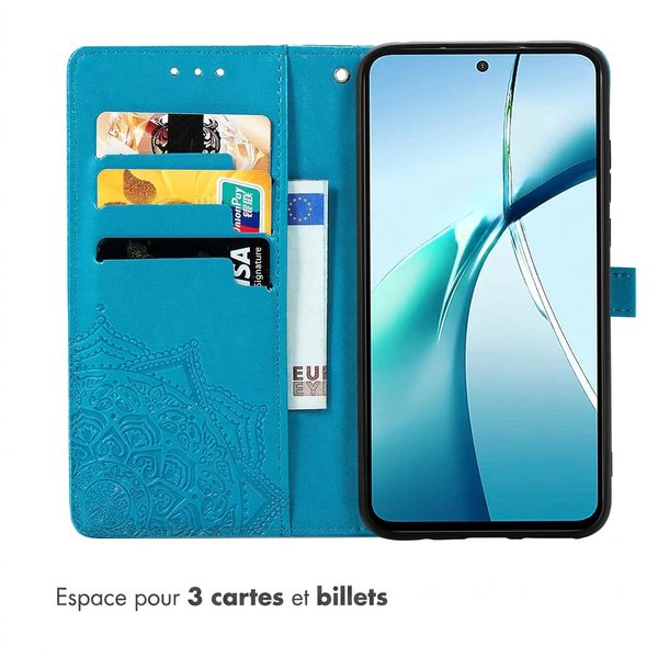 imoshion Etui de télephone Mandala Xiaomi Poco X8 Pro - Turquoise