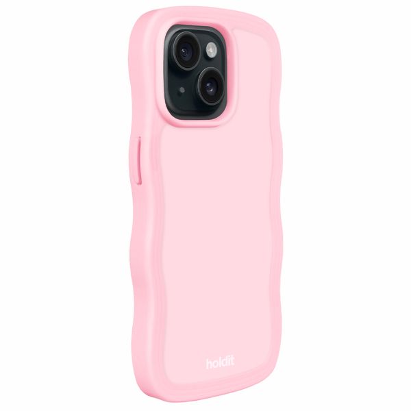 Holdit Coque Wavy Apple iPhone 13/14/15/16e - Rose