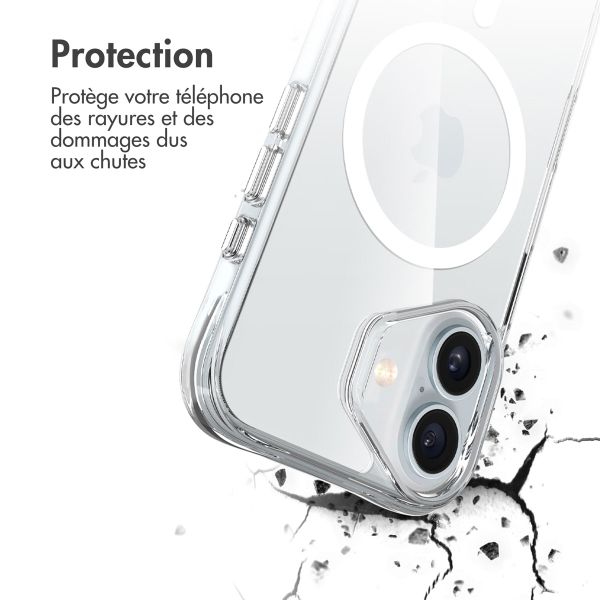imoshion Coque Rugged Air MagSafe Apple iPhone 16 Plus - Transparent