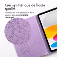 imoshion Coque tablette Apple iPad 11 (2025) 11 pouces A16 / iPad 10 (2022) 10.9 pouces - Lila / Lilac