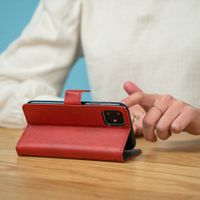 imoshion Étui de télephone portefeuille de luxe Samsung Galaxy S20 FE - Rouge