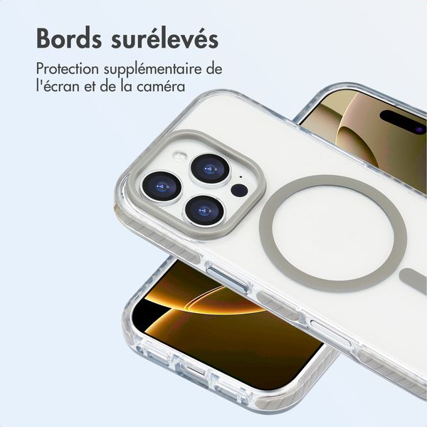 imoshion Coque Combat MagSafe Apple iPhone 16 Pro - Gris