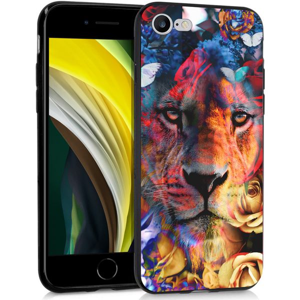 imoshion Coque Design iPhone SE (2022 / 2020) / 8 / 7 - Jungle - Lion