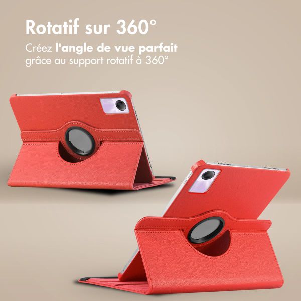 imoshion Coque tablette rotatif à 360° Xiaomi Redmi Pad SE - Rouge